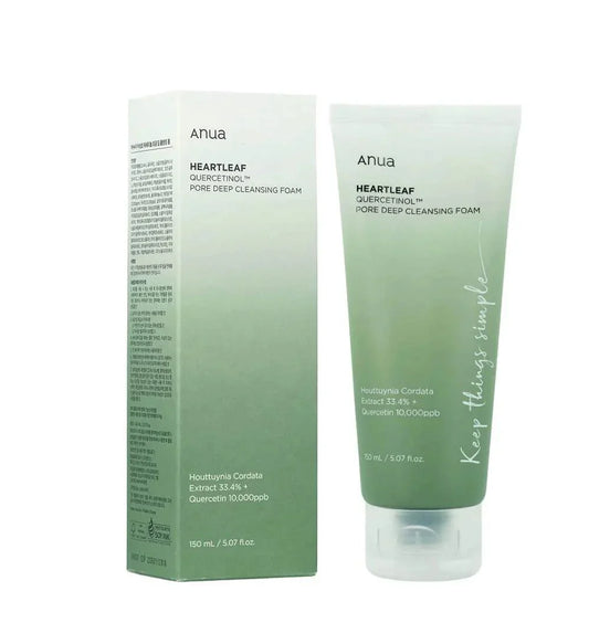 ANUA - HEARTLEAF QUERCETINOL PORE DEEP FOAM CLEANSER