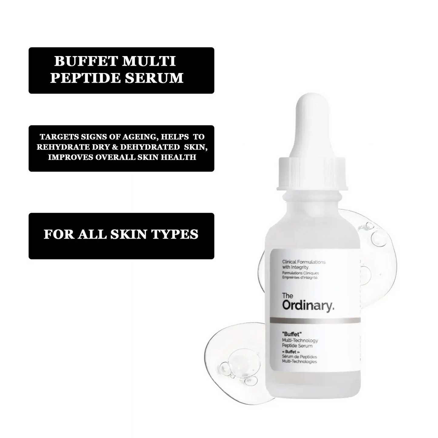 The Ordinary "Buffet"multi -technology  Serum peptide serum 30ml